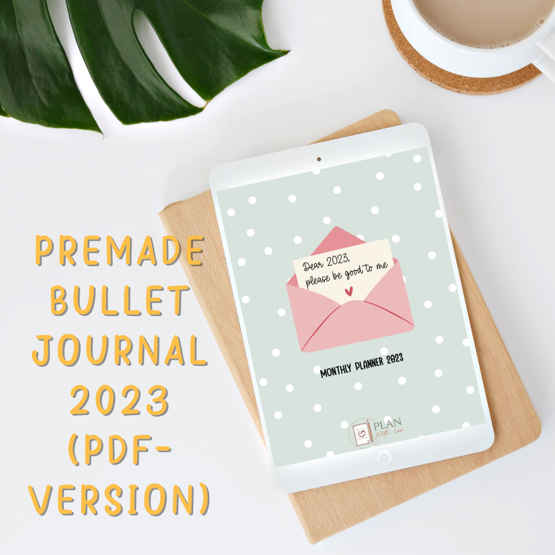 PDF DOWNLOAD Premade Bullet Journal 2023 – PlanWithLov