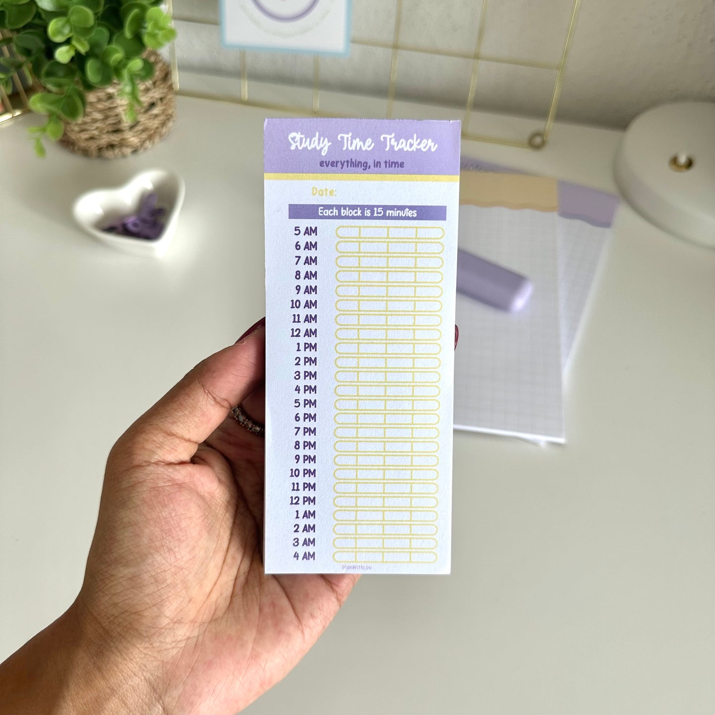 NOTEPAD "Study Time Tracker"