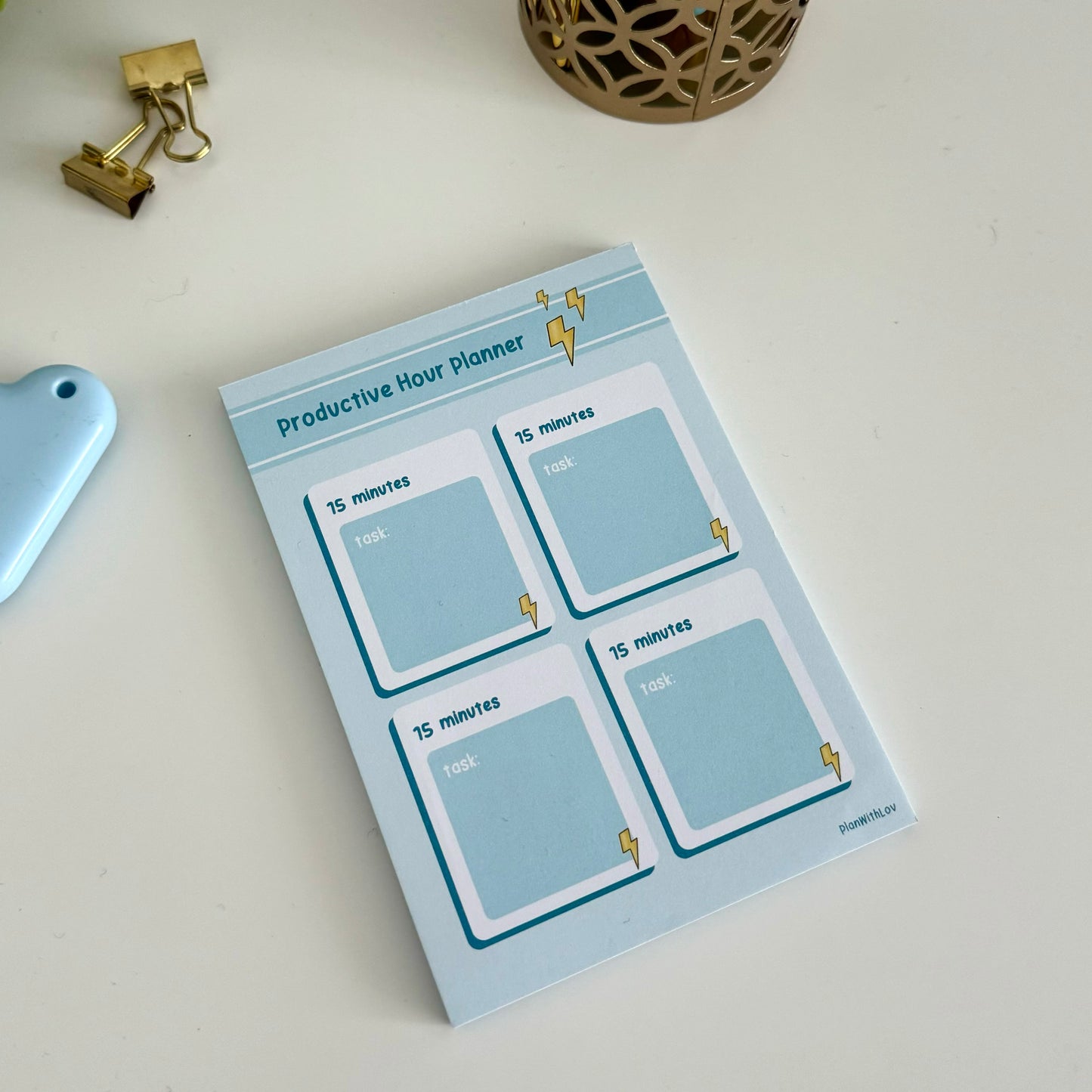 NOTEPAD "Productive Hour Planner"
