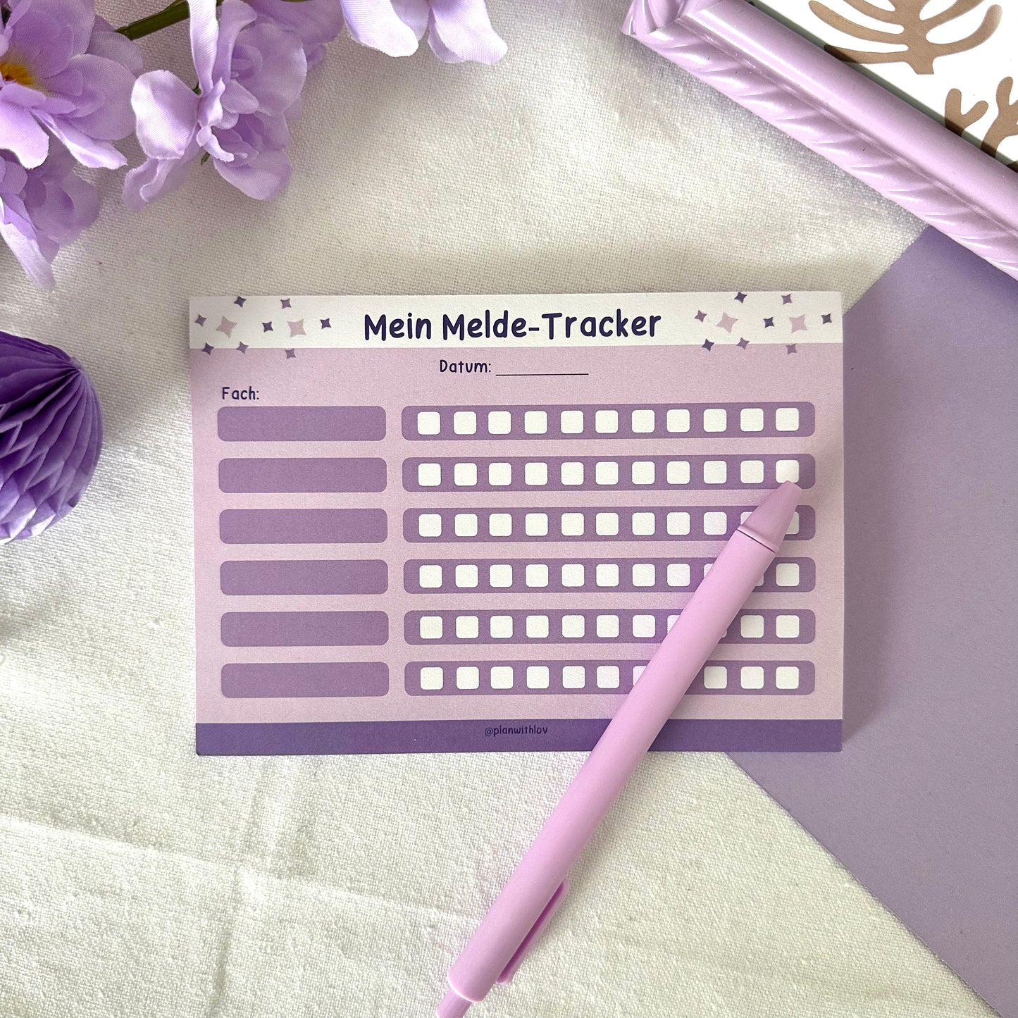 Weekly Planner | "lilac daisy" | A5