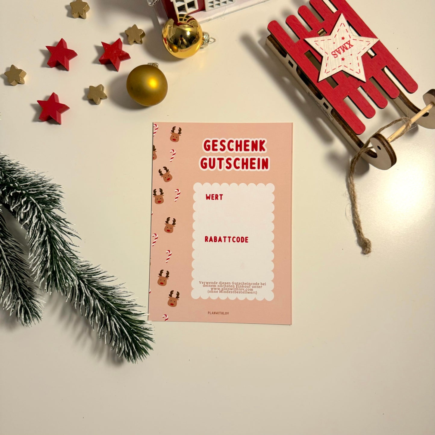 XMAS EDITION || PlanWithLov-Geschenkgutschein