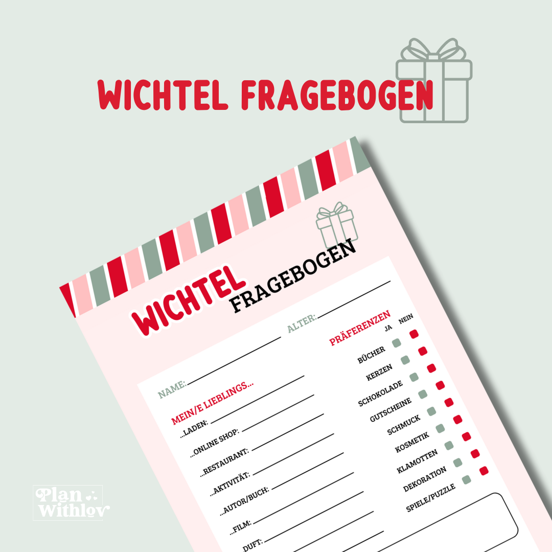 Wichtel Fragebogen (Türchen Nr. 4)