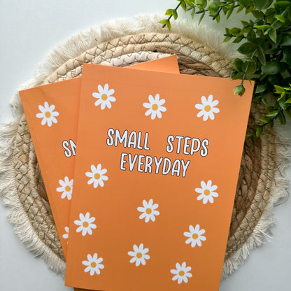 Notebook To-Do List | "Small steps everyday" | A5